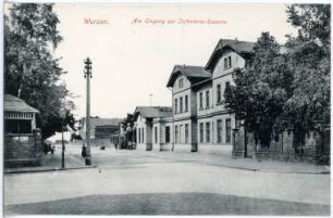 Wurzen. Infanteriekaserne , Eingang