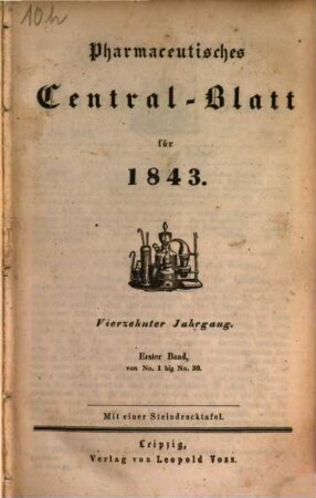 Pharmaceutisches Centralblatt. 14. 1843