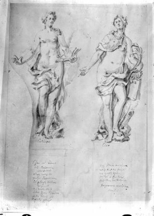 Entwürfe zu den Kolonnaden-Statuen des Potsdamer Stadtschlosses