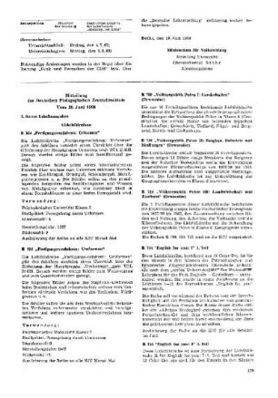 Mitteilung des Deutschen Pädagogischen Zentralinstituts : vom 18. Juni 1968