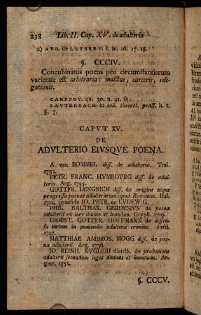 238-253, Caput XV.
