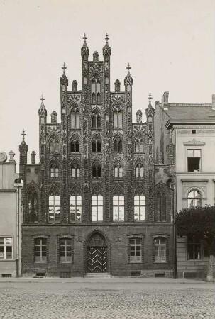 Greifwald, gotisches Giebelhaus : Greifswald. gotisches Giebelhaus