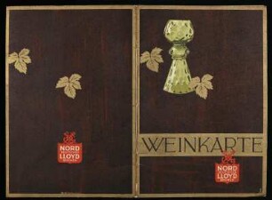 Weinkarte [vermutlich von der "Columbus" aus dem Jahr 1932]