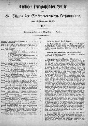 No. 2, 12. Januar 1899