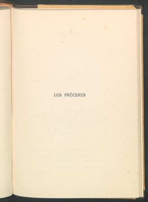 Los próceres