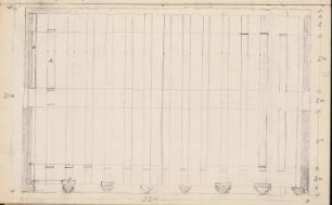 Universitätsbibliothek, Greifswald: Grundriss (aus: Skizzenalbum 3)