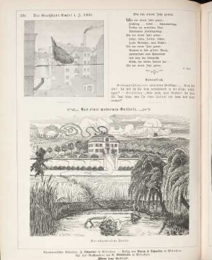 "Die Großstadt-Amsel i. J. 1900" "Aus einer modernen Gallerie"