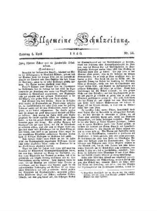Ignaz Theodor Scherr und die Zürcherische Schulreform : (Fortsetzung)