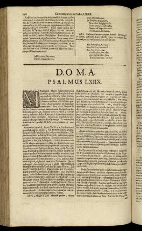 Psalmus LXIIX. - Psalmus LXIX.