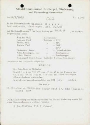 Mayer, Wilhelm