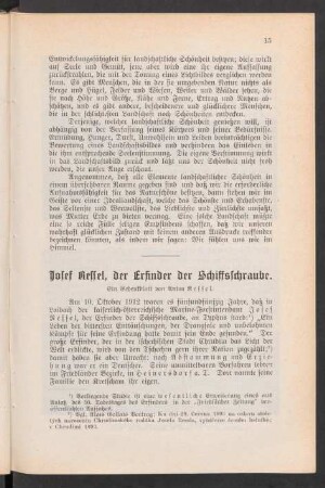 Josef Ressel, der Erfinder der Schiffsschraube