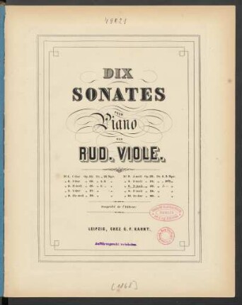 No. 6: d-Moll Op. 26