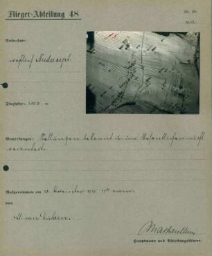 Foto feindlicher Stellungen westlich von Niedersept (Seppois-le-Bas) (Luftbild)