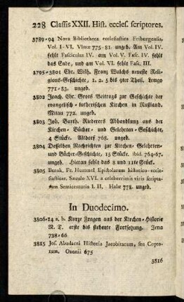 228-232, In Duodecimo.