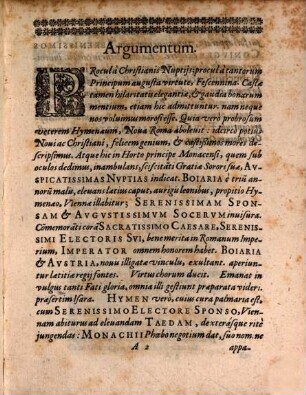 Epithalamion, quod serenissimis coniugibus Maximiliano Boiariae Duci ... et Mariae Annae Austriacae ... accinuit collegium Monacense Societ. Jesu