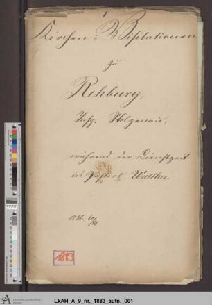 Rehburg: Visitationsakten