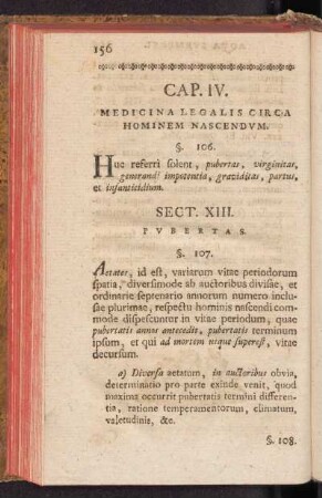 Cap. IV. Medicina Legalis Circa Hominem Nascendum