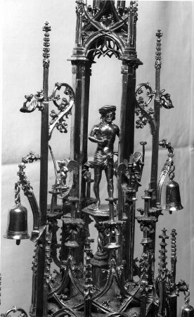 Monstranz : Monstranz (1523; K. Naysar). Detail. Großostheim, Pfarrkirche Sankt Petrus und Paulus