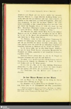 In der Maas-Armee an der Maas