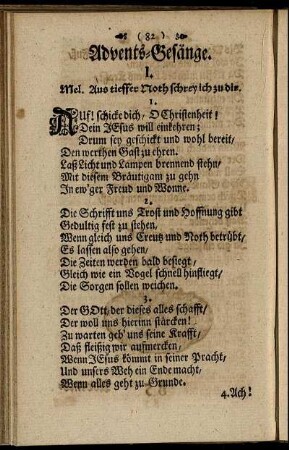 Advents-Gesänge.