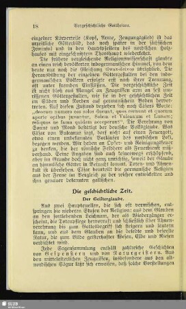 Die geschichtliche Zeit