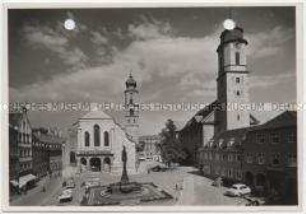 Lindau im Bodensee, Stiftskirche Mariä Himmelfahrt und Kirche St. Stephan