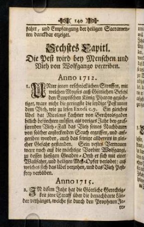 140-141, Sechstes Capitl