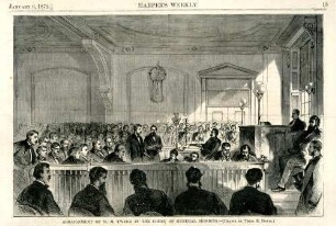 Arraignment of W.M. Tweed in the Court of General Sessions : der Fall Tweed wird vor Gericht verhandelt
