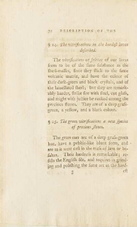 § 25. The green vitrifications a new species of precious stones