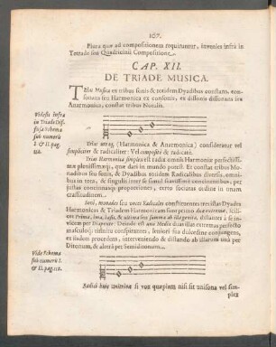 Cap. XII. - De Triade Musica