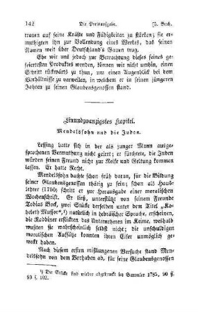 Einundzwanzigstes Kapitel. Mendelssohn und die Juden