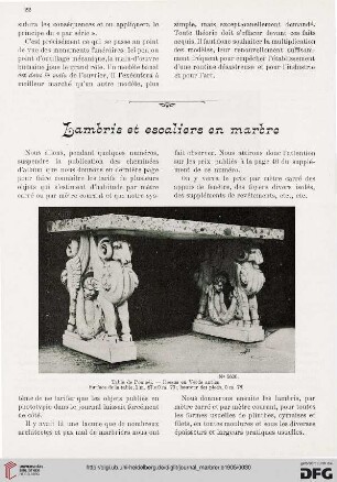 2: Lambris et escaliers en marbre