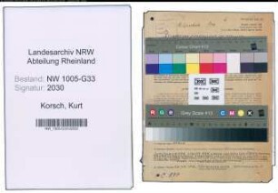 Entnazifizierung Kurt Korsch , geb. 06.09.1902 (Lehrer)