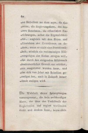 [In Deutschland ist dieß nicht geschehen... Dieß beweiset:]