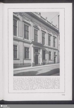 Das Gotteshaus der Deutsch-Reformierten Gemeinde am Großen Kornmarkt