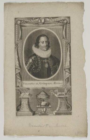 Bildnis des Vincentius II. Hertzog von Mantua