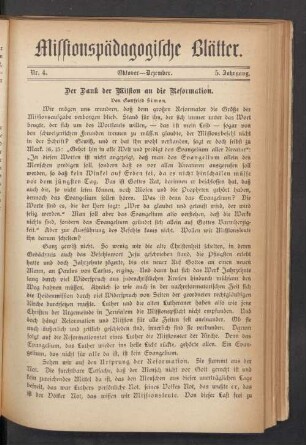 Nr. 4. Oktober-Dezember