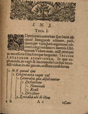 Diss. inaug. ... de tacita legatorum ademptione