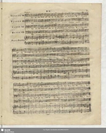 No. 2 Choral: Aus tiefer Noth ruf' ich zu dir