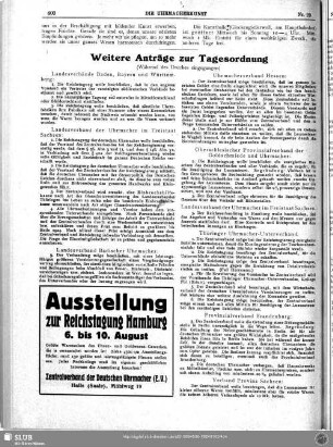 Weitere Anträge zur Tagesordnung