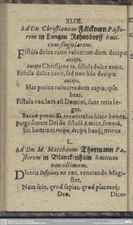 L. Ad Dn. M. Matthaeum Thormann