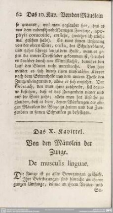 Das X. Kapitel. Von den Mäuslein der Zunge. De musculis linguae