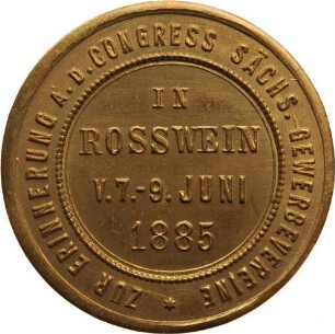 Rosswein - Congress Sächsische Gewerbevereine
