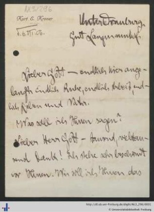 Brief, 06.07.1906