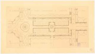 Ehrenfriedhof, Oranienburg Variante: Lageplan 1:100