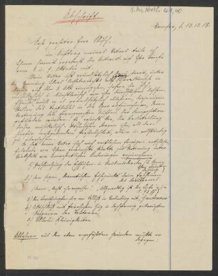 Brief an Robert Misch : 15.10.1918