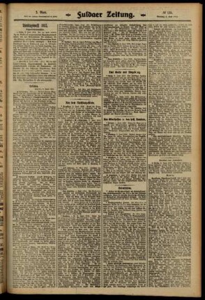 Zweite Ausgabe vom Dienstag, den 03. Juni 1913.