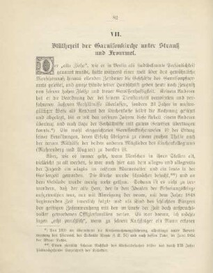VII. Blüthezeit der Garnisonkirche unter Strauß und Frommel