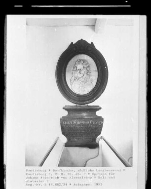 Epitaph für Johann Friedrich von Alvensleben