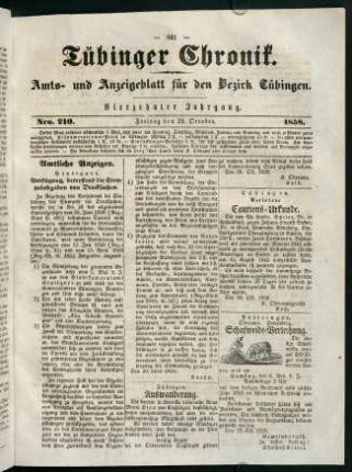 841-852, 29. Oktober (Nr. 210) - 31. Oktober (Nr. 212)